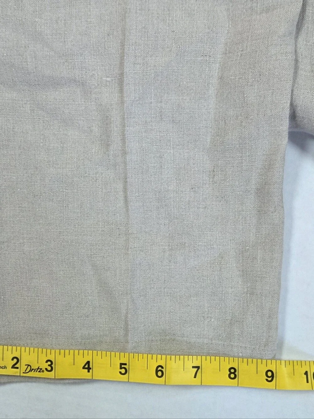 Daniel Cremieux Collection Linen Flat Front Pants Size 38x32 Beige Old Money